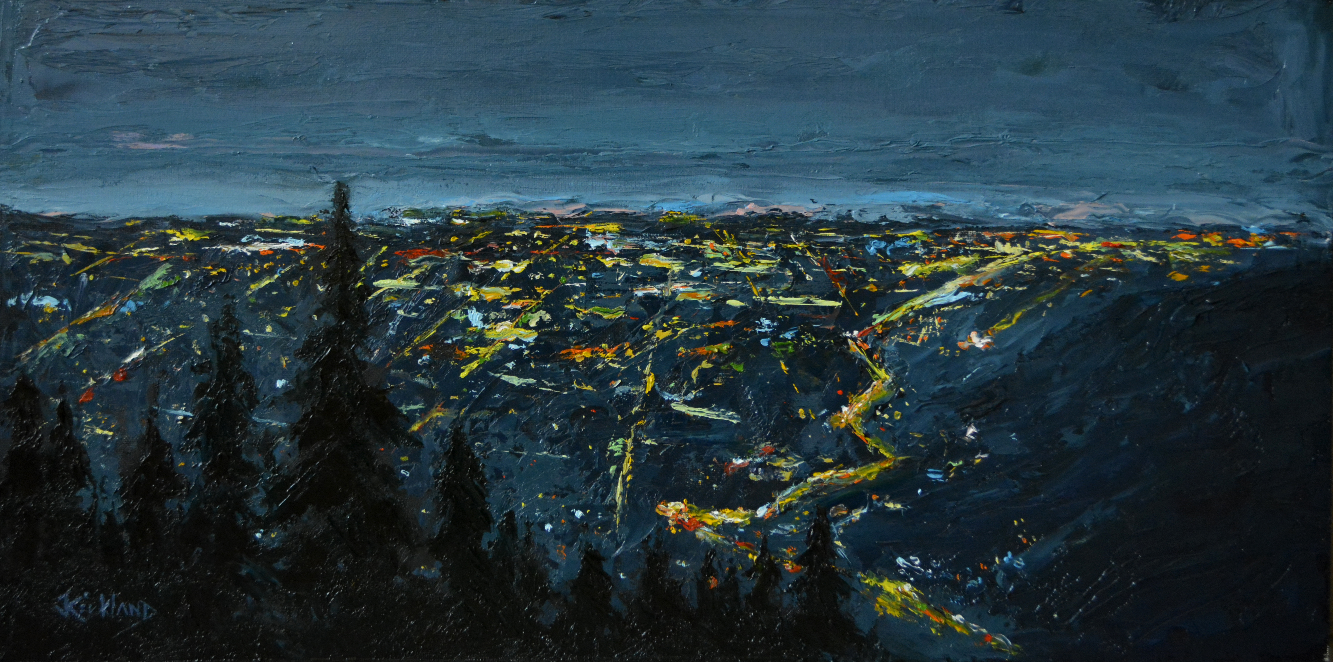 Night Magic 10x20 $825 at Hunter Wolff Gallery